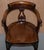Victorian Walnut Captains Chair with Carved Back from Eton College, 1860 For Sale - Image 4 of 18