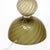 Venetian Glass, Classic Globe Lamps, Olive Green, Murano, Italy - a Pair For Sale - Image 9 of 9