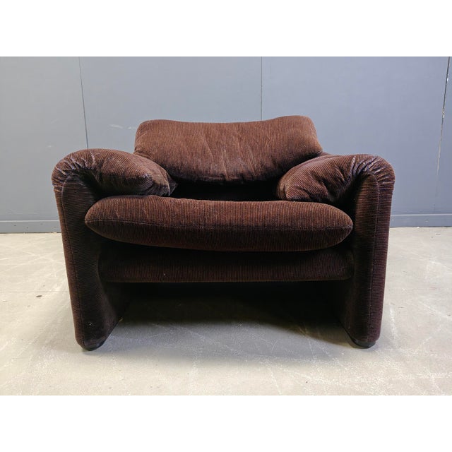 Vintage Maralunga Sofa Set by Vico Magistretti for Cassina, 1973, Set of 3 For Sale - Image 11 of 18