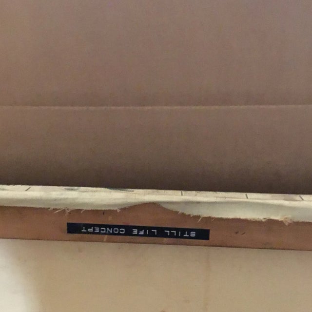 Marion J Lane 1950's Abstract Painting For Sale - Image 10 of 12