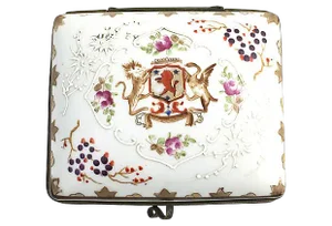 20th Century Japanese Porcelain Trinket Box