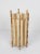 Wood Mid-Century Italian Cotton, Bamboo & Rattan Floor Lamp by Louis Sognot, 1950s For Sale - Image 7 of 18