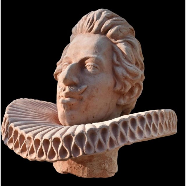 1950s Cosimo of Tuscany Head, 1950, Terracotta For Sale - Image 5 of 8