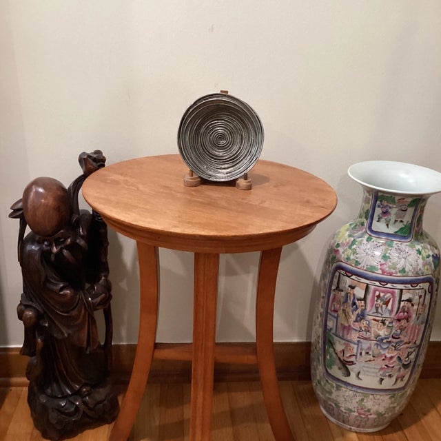 Mid Century Metal Decorative Bowl Stamped & Signed Eric Mayer For Sale - Image 10 of 12