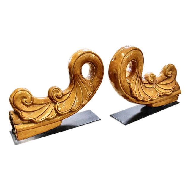 Antique Chinese or Thai Roof Tiles For Sale