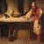 Carlo De Notaris, The Prophet Daniel Reveals the Deceit of the Priests of Baal to Cyrus, 1880, Oil on Canvas For Sale - Image 15 of 16