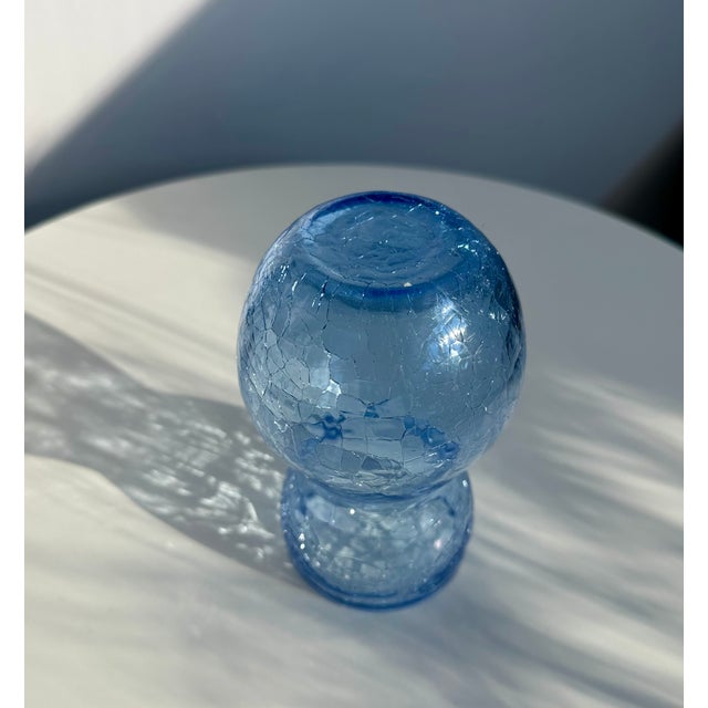 1960s Murano Barbini Glass Vase Hand Blown Italy 1960s For Sale - Image 5 of 7