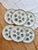 Oyster plates in earthenware from Moulin des Loups, an iconic French manufacturer from the North, probably mid/late 20th...