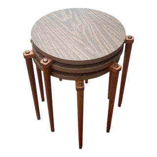 MCM Stacking Tables- Set of Three. For Sale