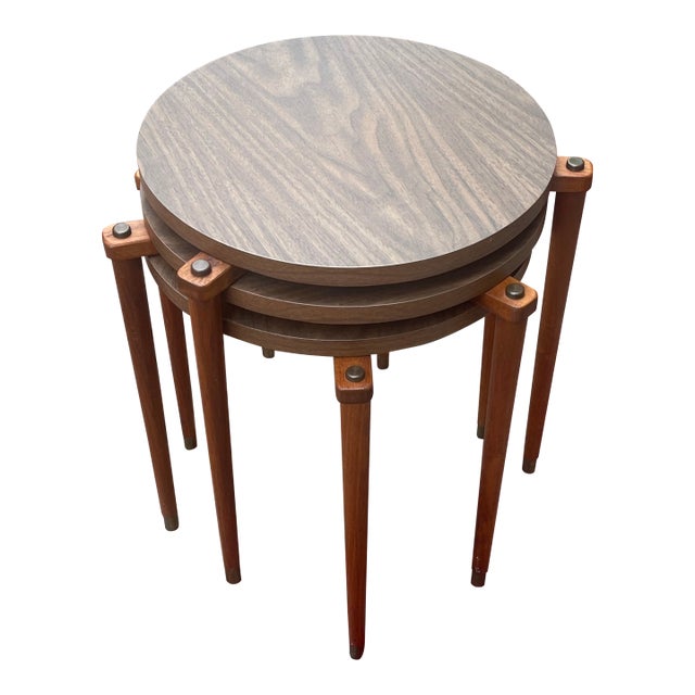 MCM Stacking Tables- Set of Three. For Sale