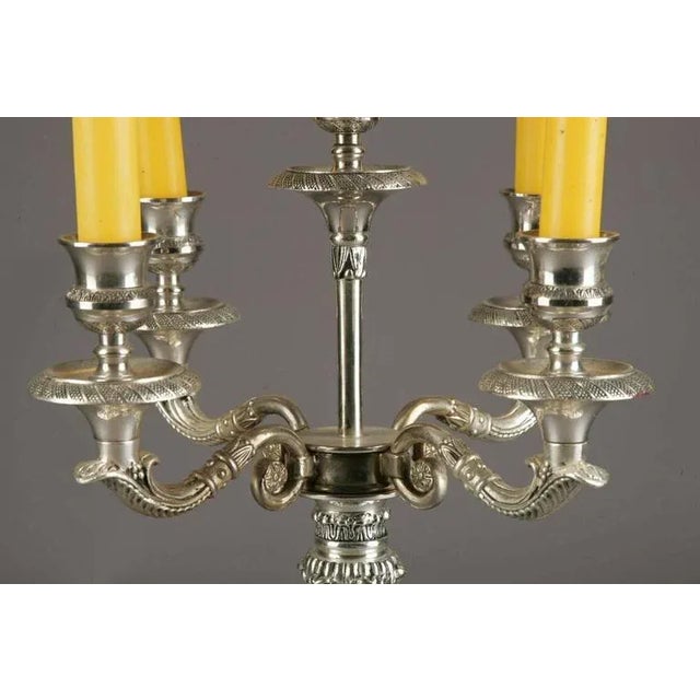 20th Century Empire Style Candelabra For Sale - Image 4 of 11