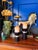 1980s 1980s Pair of Tessellated Horn and Brass Candle Holders For Sale - Image 5 of 12