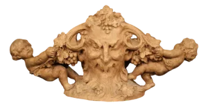 Flamand Terracotta Centrepiece, 20th Century