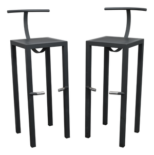 Sarapis Bar Stools by Philippe Starck for Aleph Driade, Italy, 1986, Set of 2