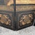 Black Vintage Chinese Hand Carved and Painted Crackled Room Divider/Screen For Sale - Image 8 of 12
