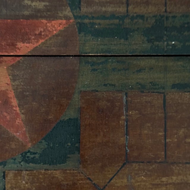 Folk Art Late 19th/Early 20th Century American Folk Art Parcheesi Board For Sale - Image 3 of 5