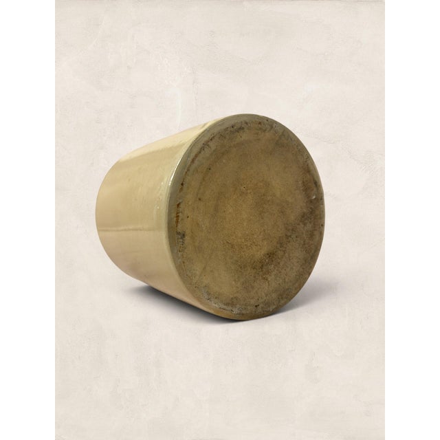 Victorian Antique English Victorian Salt-Glazed Stoneware Jar For Sale - Image 3 of 6