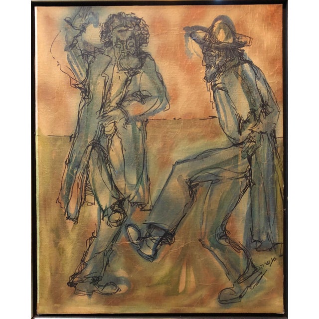 Moshe Katz (Romanian Israeli), 1937- an Israeli citizen, studied art at the Bezalel Academy of Art in Jerusalem, as well...