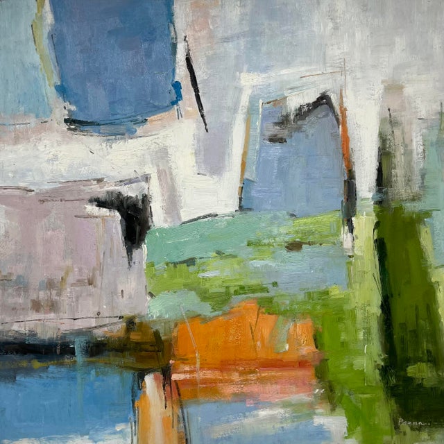 Contemporary Abstract Original Oil Painting Chairish