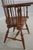 Frederick Duckloe Oak, Cherry, and Walnut Comb-Back Windsor Desk Writing Chair For Sale - Image 9 of 18