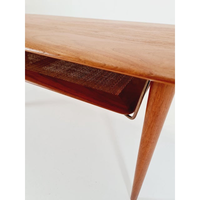 Peter Hvidt Danish Teak Coffee Table by Peter Hvidt & Orla Mølgaard for France and Son, 1960s For Sale - Image 4 of 11