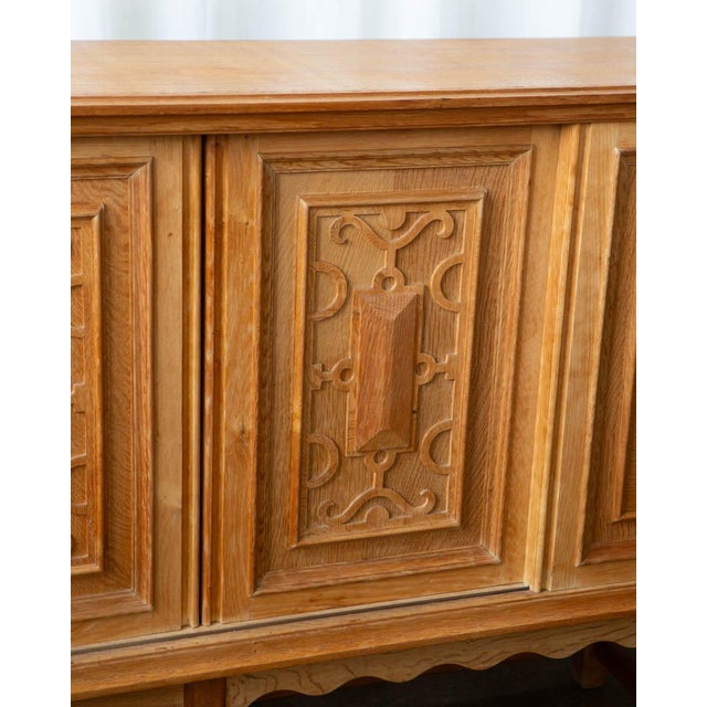 1960s Danish Oak Sideboard in the Manner of Kjærnulf For Sale - Image 18 of 18