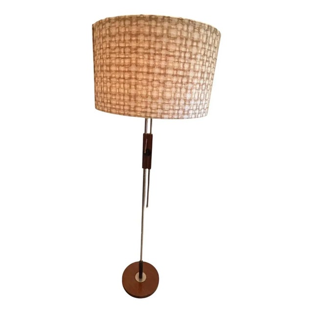 Chrome Metal Floor Lamp from Temde Leuchten, 1950s For Sale - Image 14 of 14
