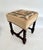 Antique French Tapestry Barley Twist Stool For Sale - Image 9 of 11