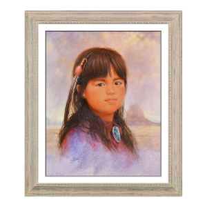 Mid 20th Century Little Navajo Girl, Jim Abeita