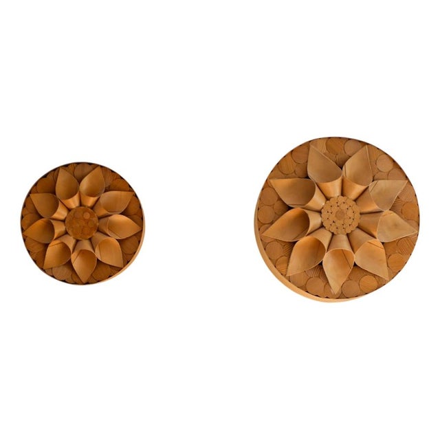 Swedish Handmade Wooden Sconces, Set of 2 For Sale - Image 16 of 16