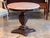 Traditional 1920s Faux Rosewood Pedestal Table With Marble Top For Sale - Image 3 of 10