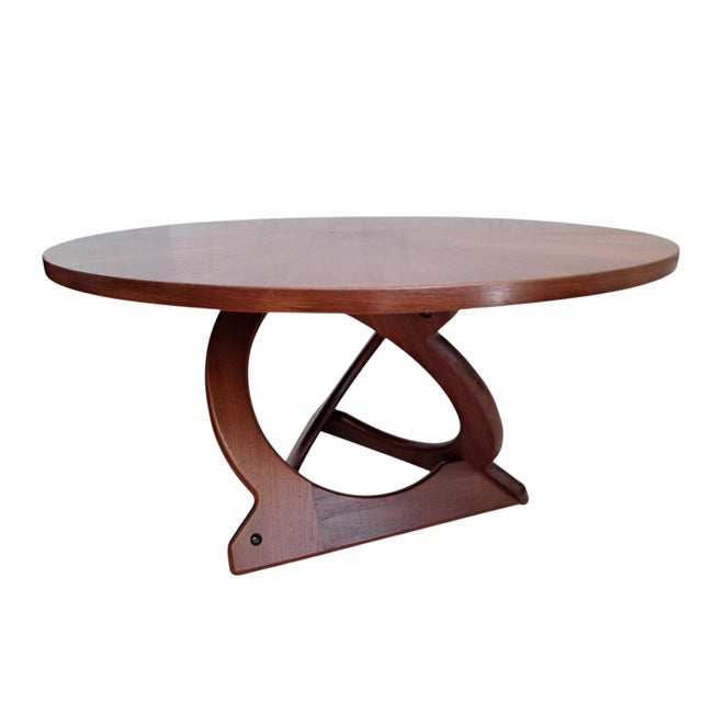 Mid-Century Modern Danish Sunburst Coffee Table by Soren Georg Jensen for Kubus, 1960s For Sale - Image 13 of 13