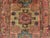 Vintage Caucasian Kazak Rug With Medallions in Coral and Turquoise 4'2 X 6'9 For Sale - Image 13 of 14