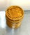 Mid-Century Modern Wicker Wrapped Enamel Metal Canister Jar For Sale - Image 3 of 5