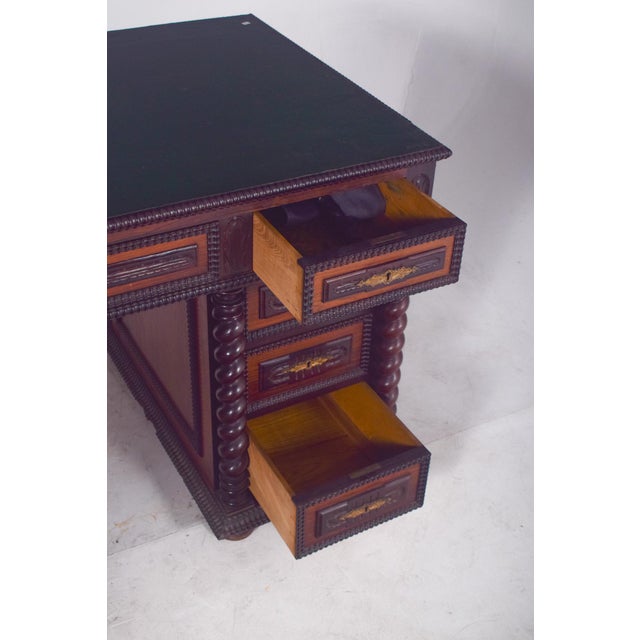 Antique Portuguese Twisted and Shaken Desk For Sale - Image 5 of 16