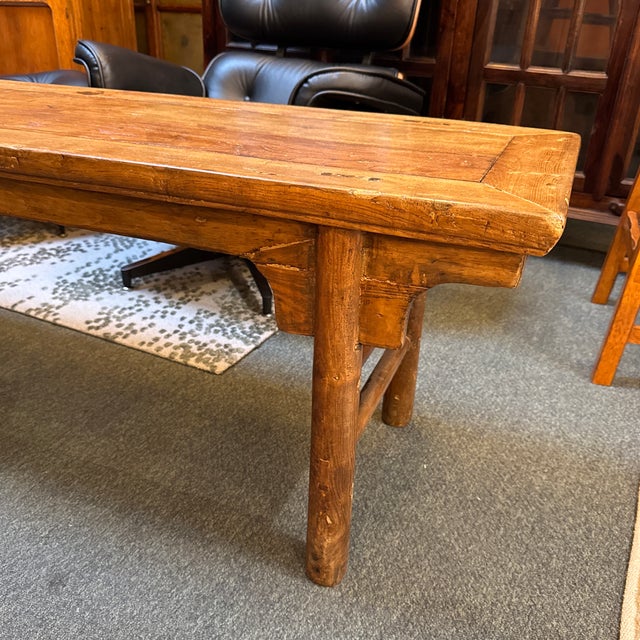 Early 21st Century 20th Century Asian Altar Table/Bench Seat For Sale - Image 5 of 12