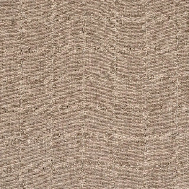 Transitional Schumacher Elin Check Fabric in Linen For Sale - Image 3 of 3
