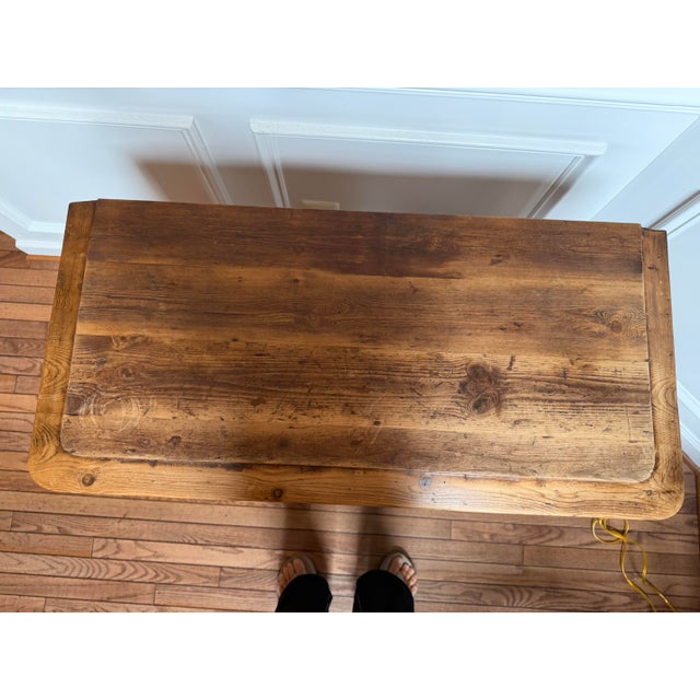 A charming English vintage potboard server from Gaines McHale Antiques of Baltimore, known for sourcing authentic English...