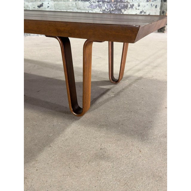 Edward Wormley Long John Bench by Dunbar, 1960 For Sale In Chicago - Image 6 of 8