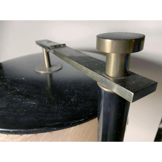 Black Art Deco Reading / Torchiere Floor Lamp by Kurt Versen For Sale - Image 8 of 9