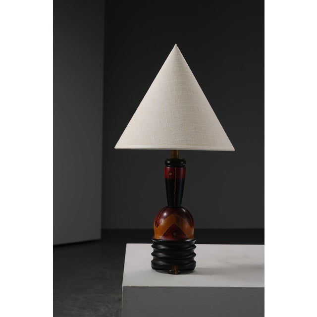 Amsterdamse School Table Lamp by H. Steinpatz, 1920s For Sale - Image 12 of 12