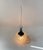 Small Vintage Pendant Lamp in Pressed Glass and Crystal, 1970s For Sale - Image 6 of 8