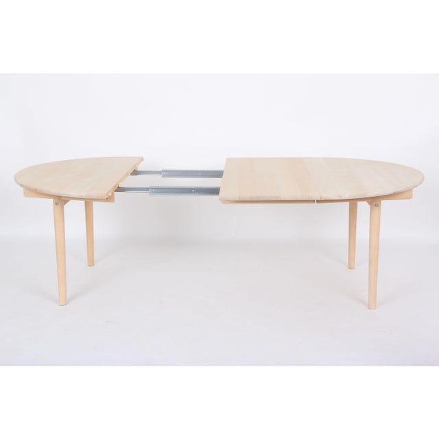 Dining Table PP70 in Ash with Extension by Hans J. Wegner for PP Møbler, 1995 For Sale - Image 4 of 10