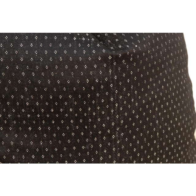 Aira Black Dotted Ahir Handloom Pillow For Sale - Image 4 of 6