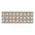 Schumacher Astra Block Print Tape Trim in Neutral For Sale