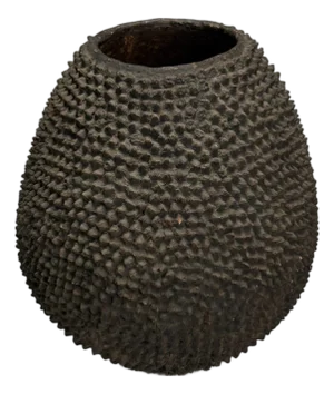 Modernist, Lobi Terracotta Floor Pot, Africa, 20th Century
