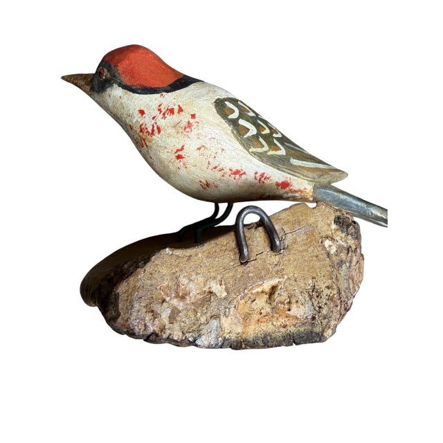 Austrian Folk Art Carved Wood Bird #81, 1930s For Sale In Aspen - Image 6 of 6