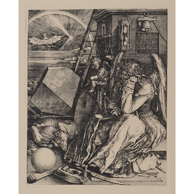 Albrecht Dürer (1471-1528) (after) Melencolia Engraving Signed in the plate On Arches vellum, 46.5 x 39 cm INFORMATION:...