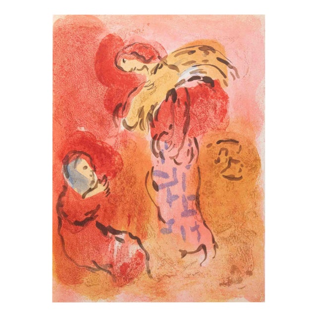 Marc Chagall, Ruth Gleaner, Lithograph, 1960 For Sale
