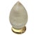 Hollywood Regency style Holophane pendant features a classic teardrop-shaped glass shade that beautifully diffuses light...